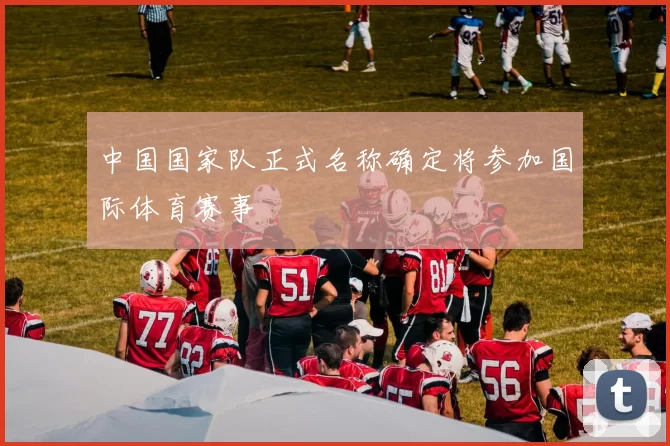 中国国家队正式名称确定将参加国际体育赛事