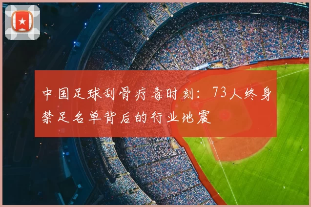 中国足球刮骨疗毒时刻：73人终身禁足名单背后的行业地震